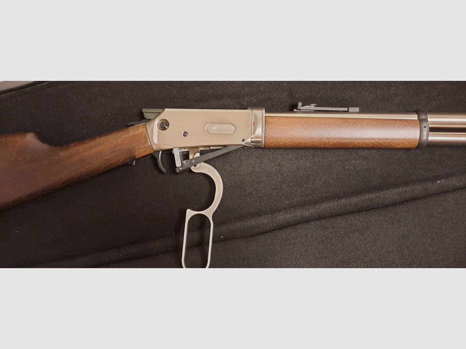 Walther Lever Action CO2-Gewehr 4,5 mm Steel Finish