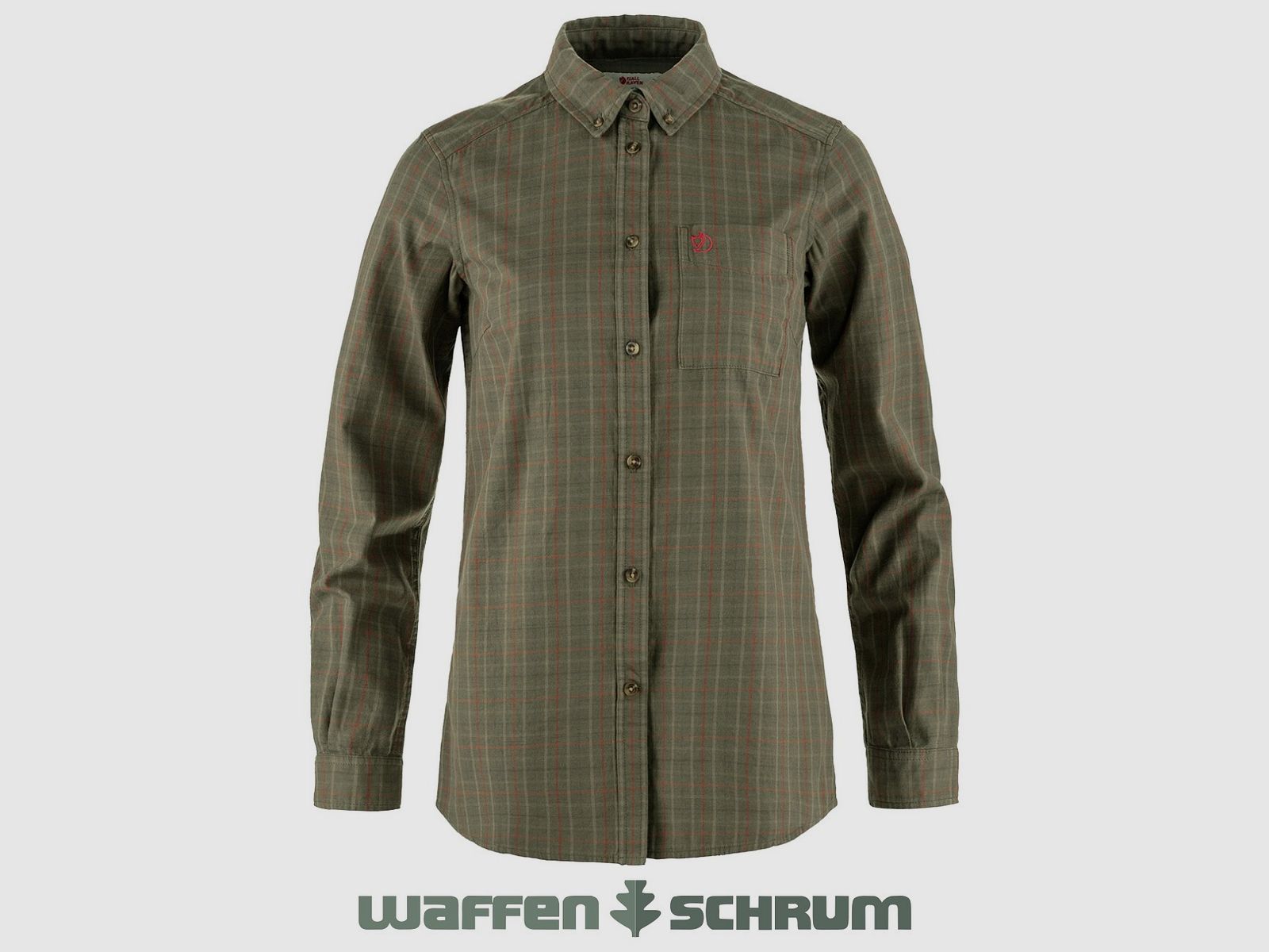 Chemise Fjällräven Sörmland Lite Flannel Vert laurier - Olive clair