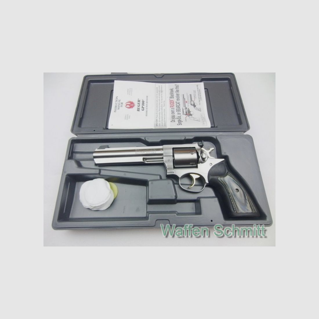 Sport-Revolver Ruger Target Match, Kaliber.357Magnum.Im Originalkoffer.Sehr guter Zustand!!!