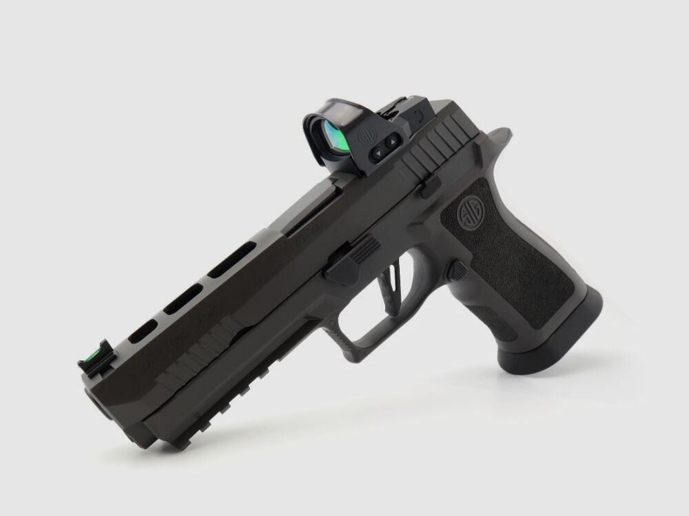 SIG Sauer P320 X5 Legion OR with ROMEO1PRO red dot sight fully assembled