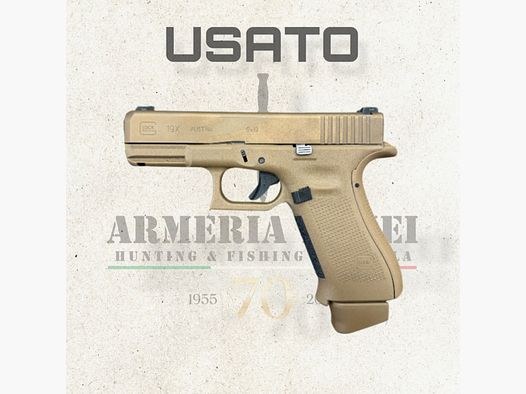 USATO – PISTOLA – GLOCK MOD. 19X FDE cal. 9×19