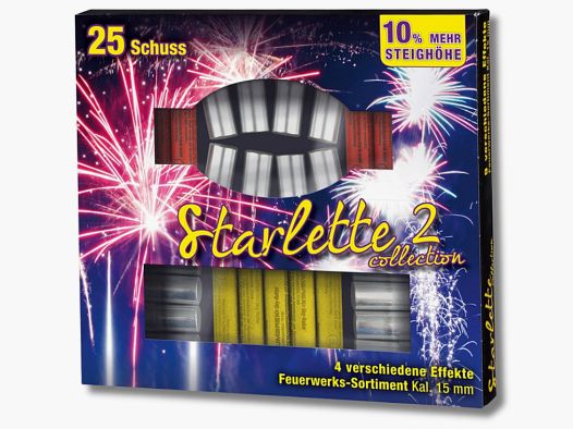 Umarex Knallpatronen 15mmSignal Starlette Collection 2 box 25 Stk.