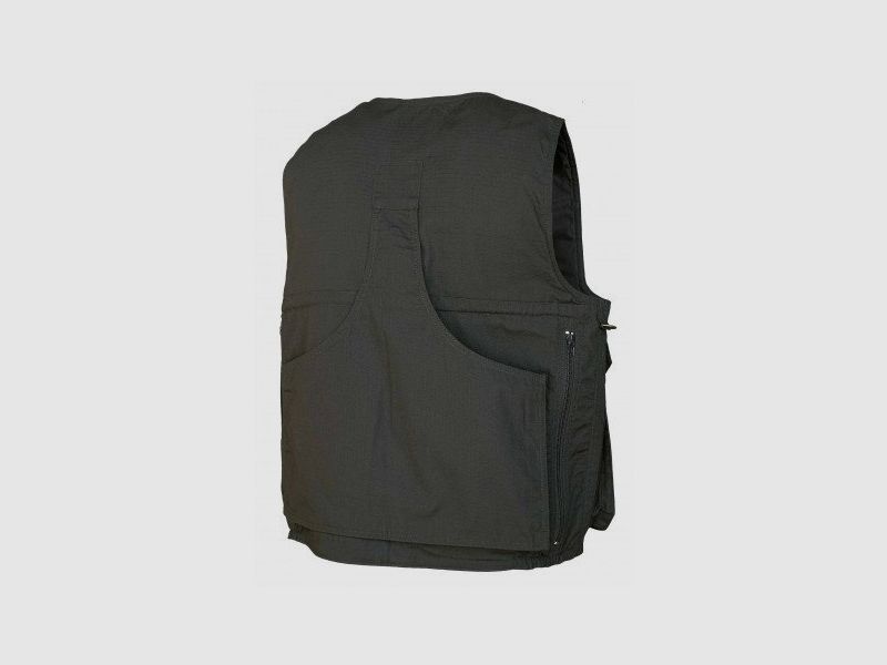 Gilet de chasse double avec sac, kaki, ripstop « Teleno », image 2 sur 2