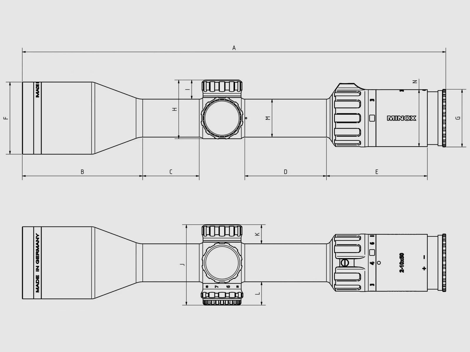 MINOX Allrounder 2-12×50 Zielfernrohr