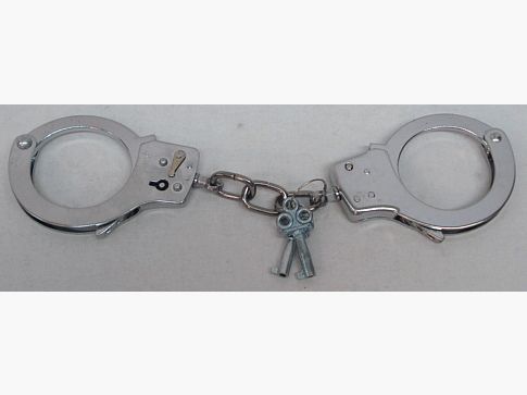 Handcuffs Standard - chrome-plated, 2 keys