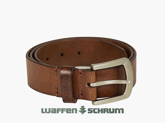 Pasek skórzany Deerhunter w kolorze brązowym koniakowym