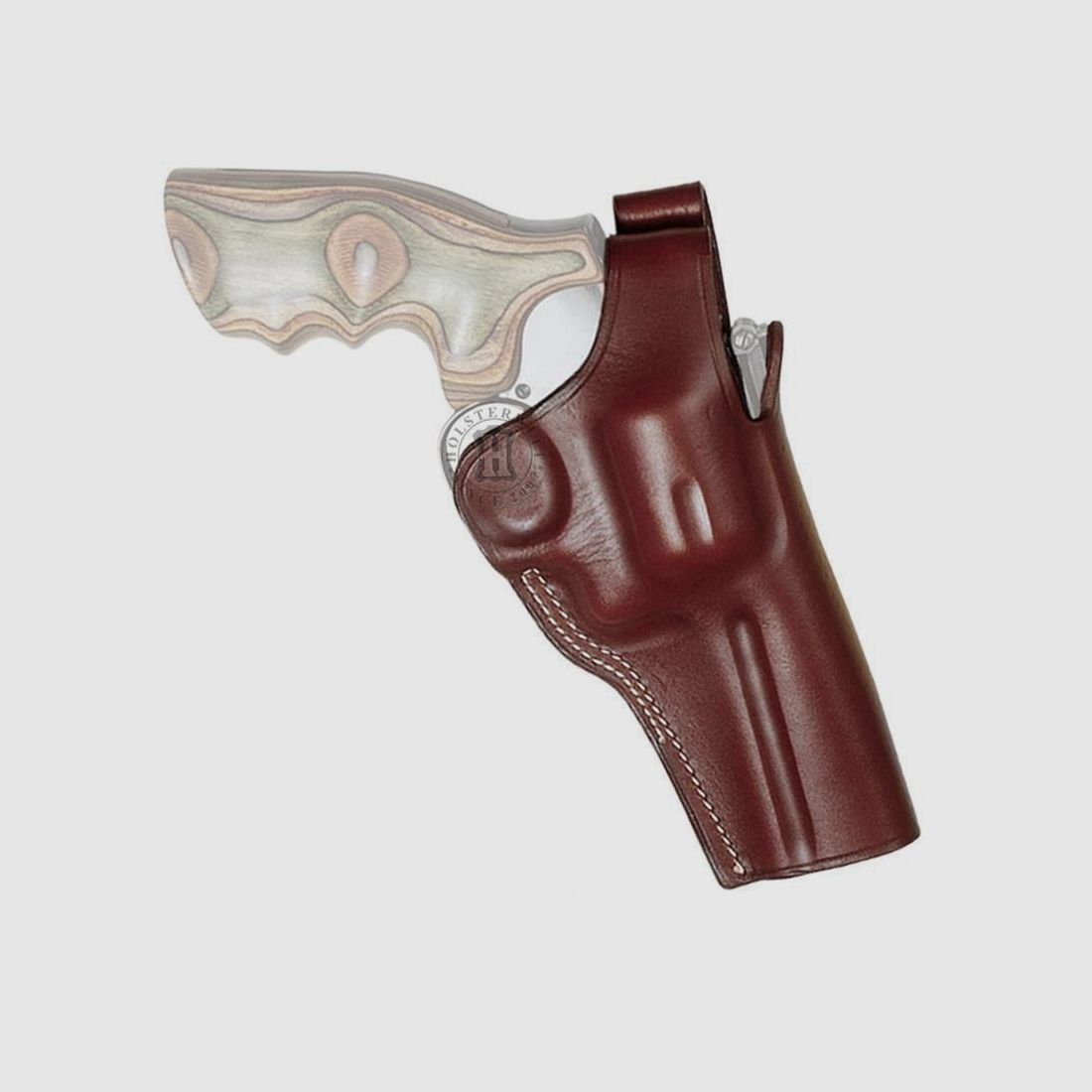 Gürtelholster OFFICER "Cross Draw" 4" Colt Python,Astra 357 Inox-Rechtshänder-Schwarz