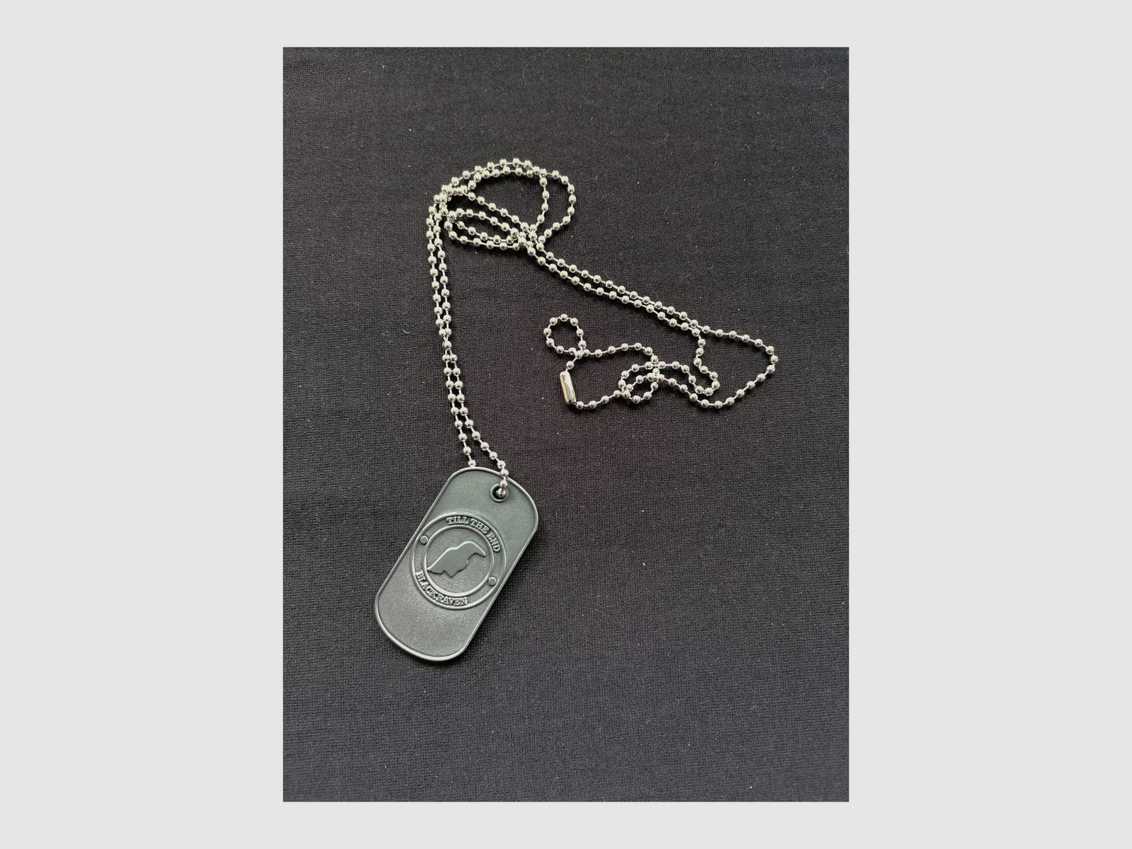 BLACK RAVEN – DAUURICUS DOG TAG HALSKETTE, Bild 1 von 2