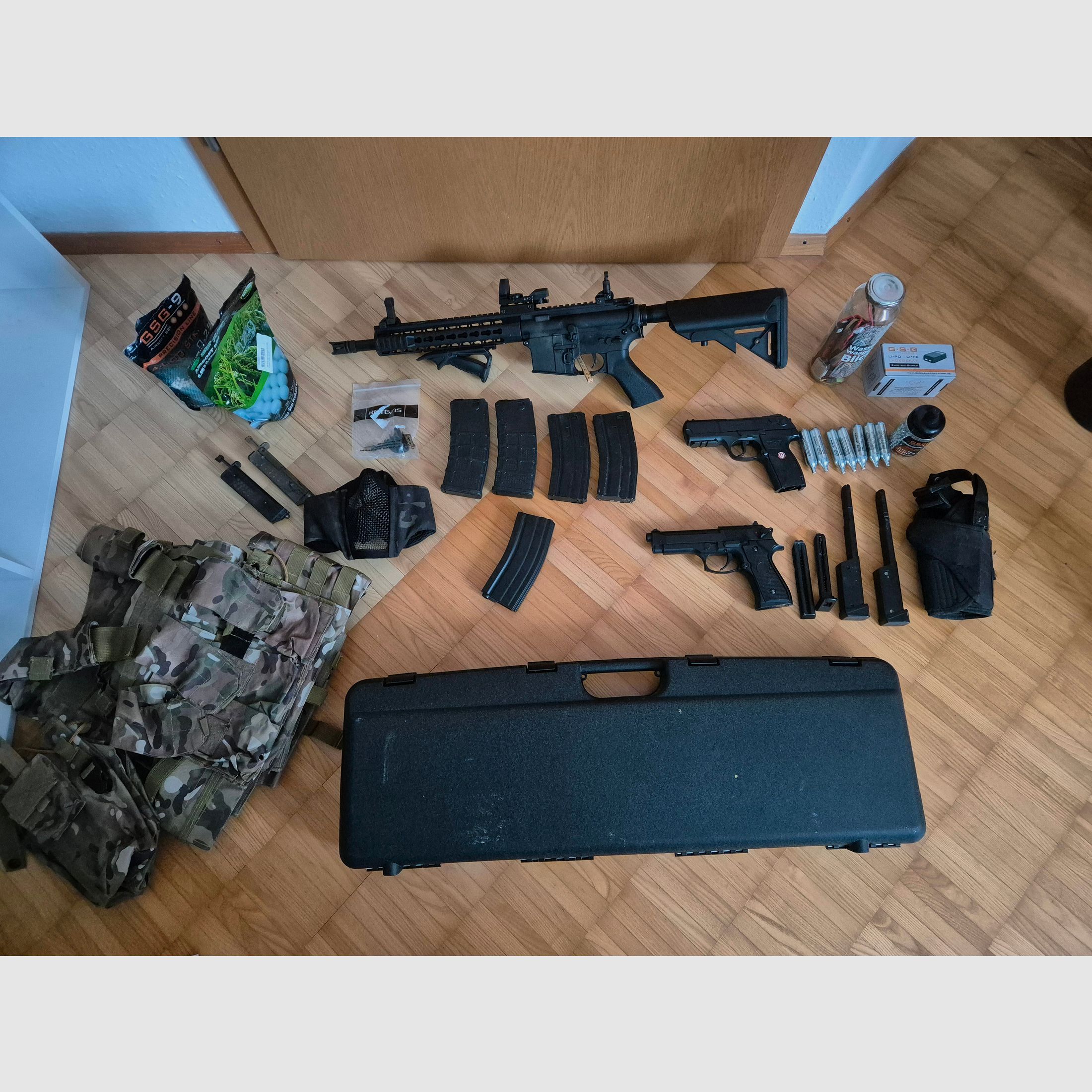 Airsoft uitrusting compleet