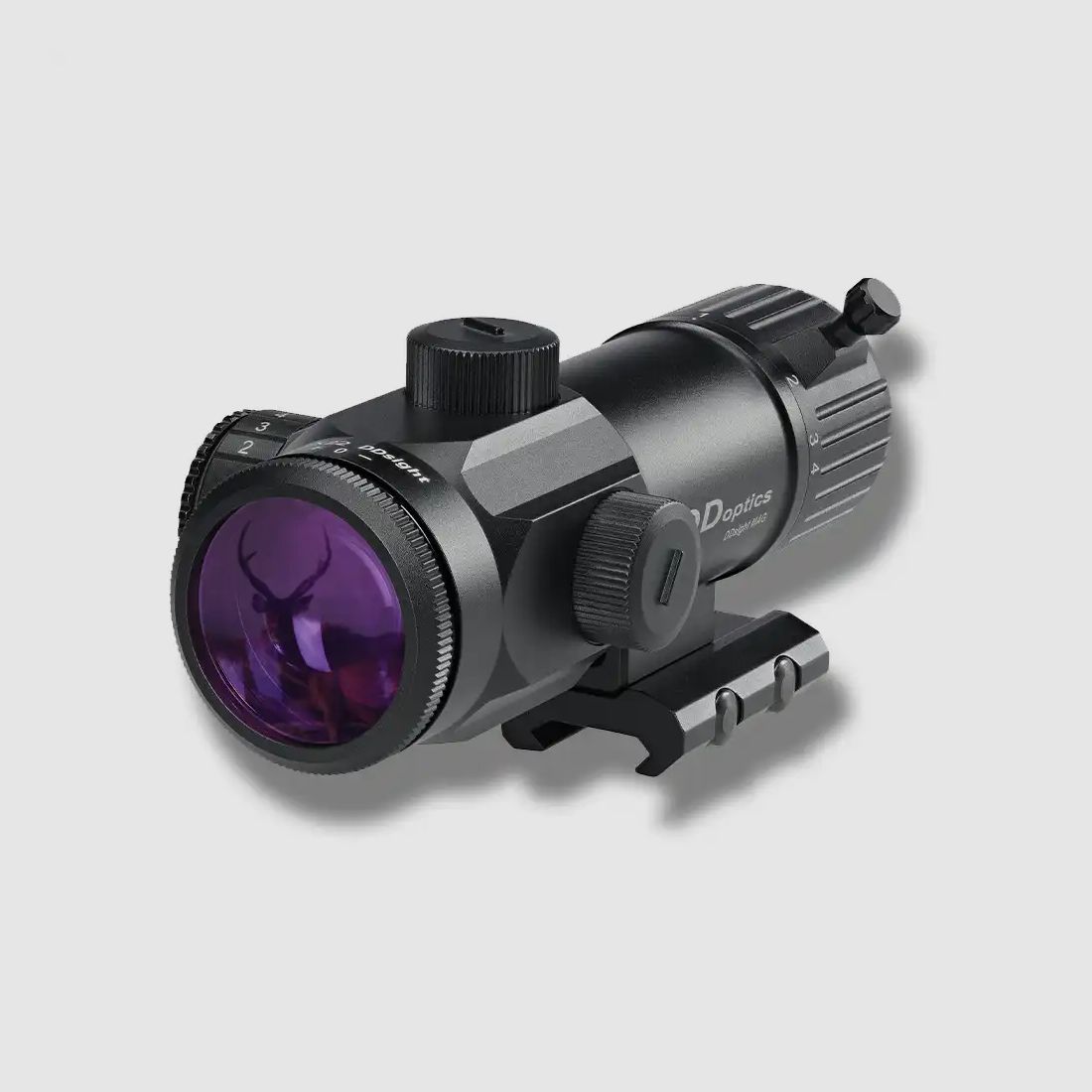 DDoptics RedDot Visier DDsight MAG 1-4x22 Jagdlich IFiber Dentler PROLock