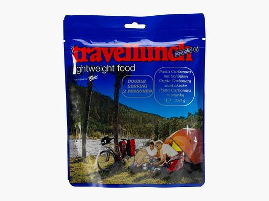 Travellunch Travellunch Pasta Carbonara met Ham 2-pack