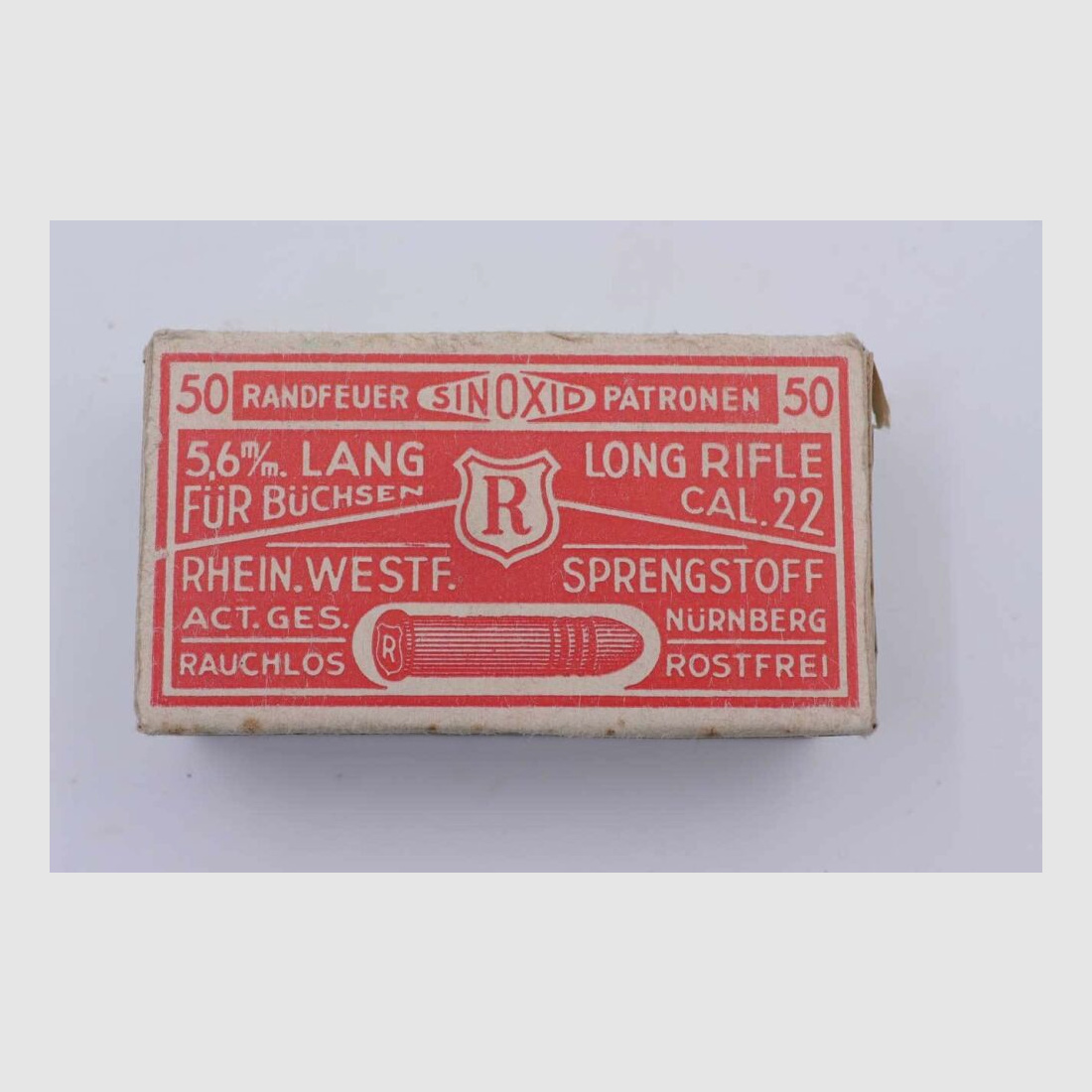 RWS (WZd.Fa.Rottweil) Randzünderpatronen .22lr