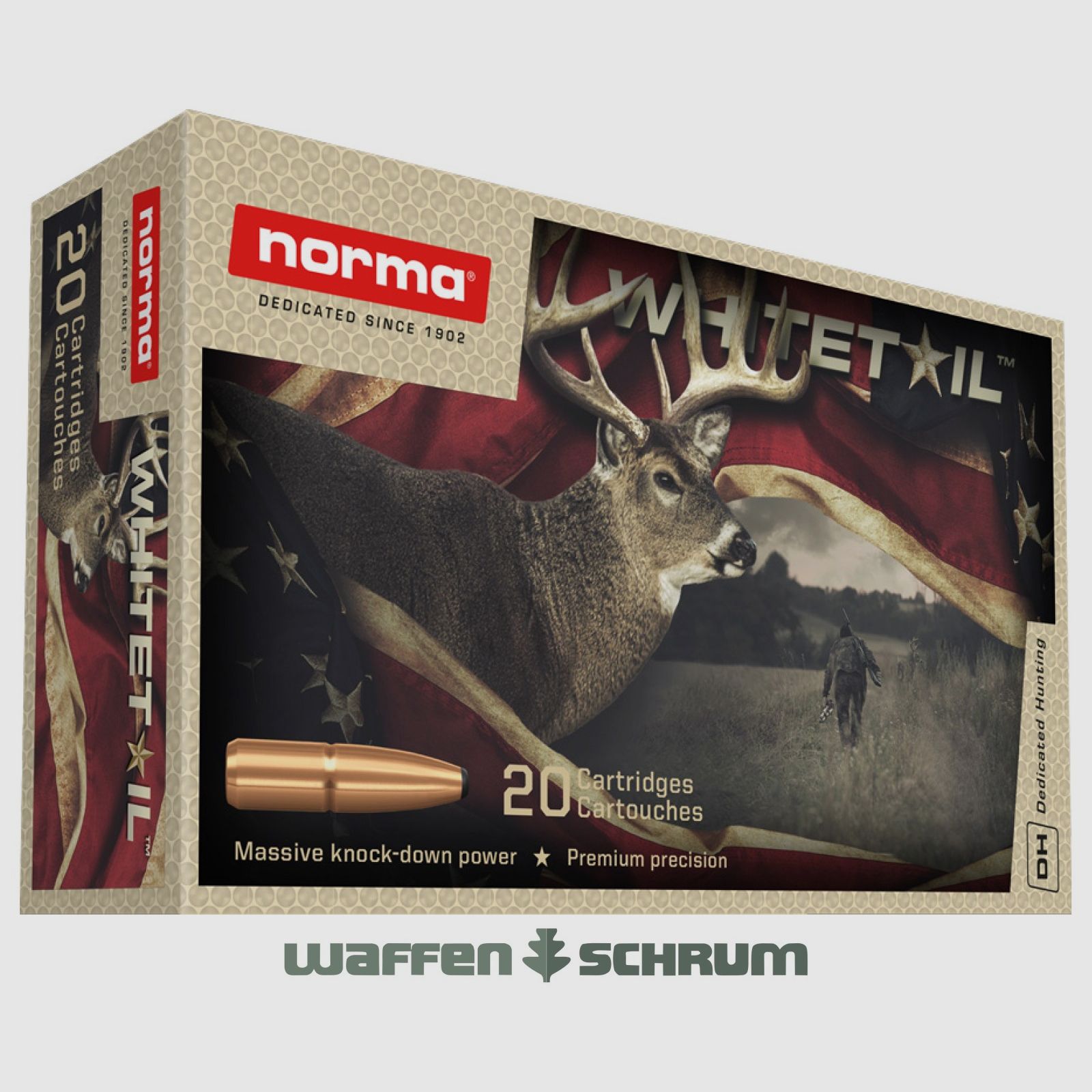 Norma Whitetail 3,56g - 55gr .223Rem