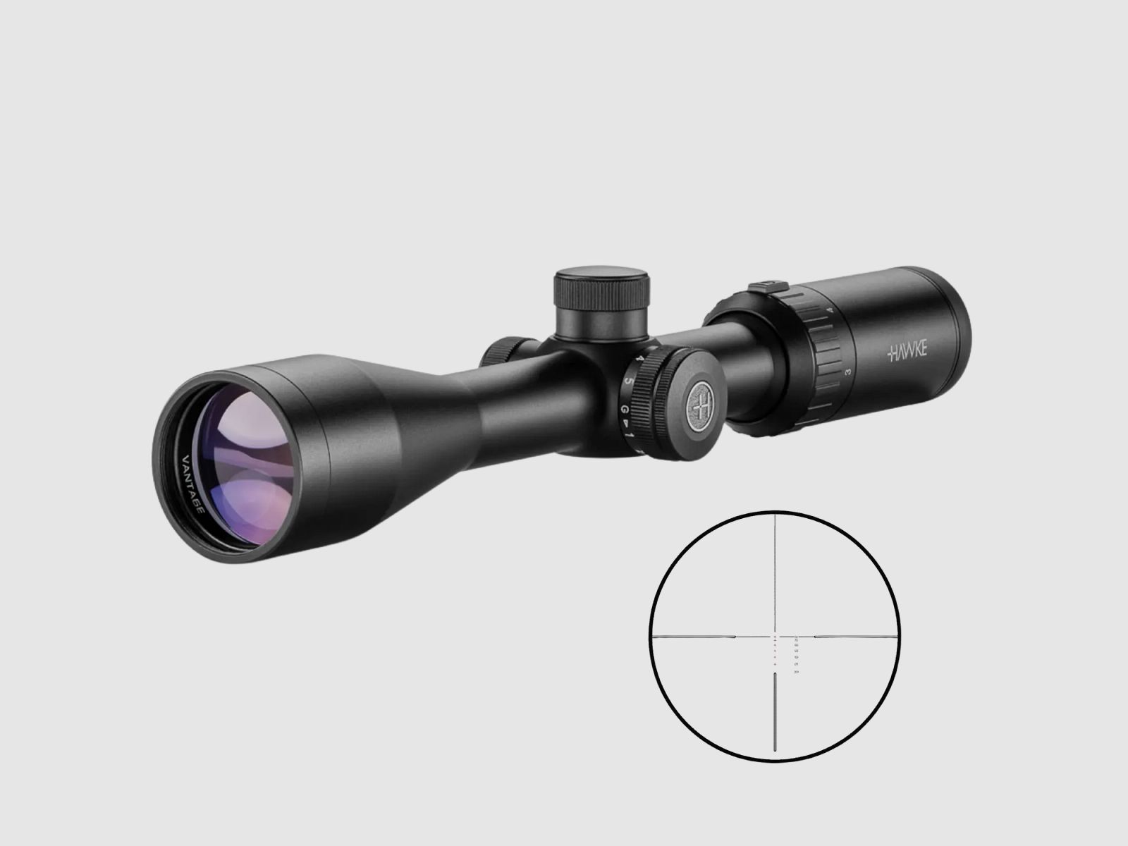 Hawke Vantage 3-9×40 RIMFIRE .22 Red / Green Reticle