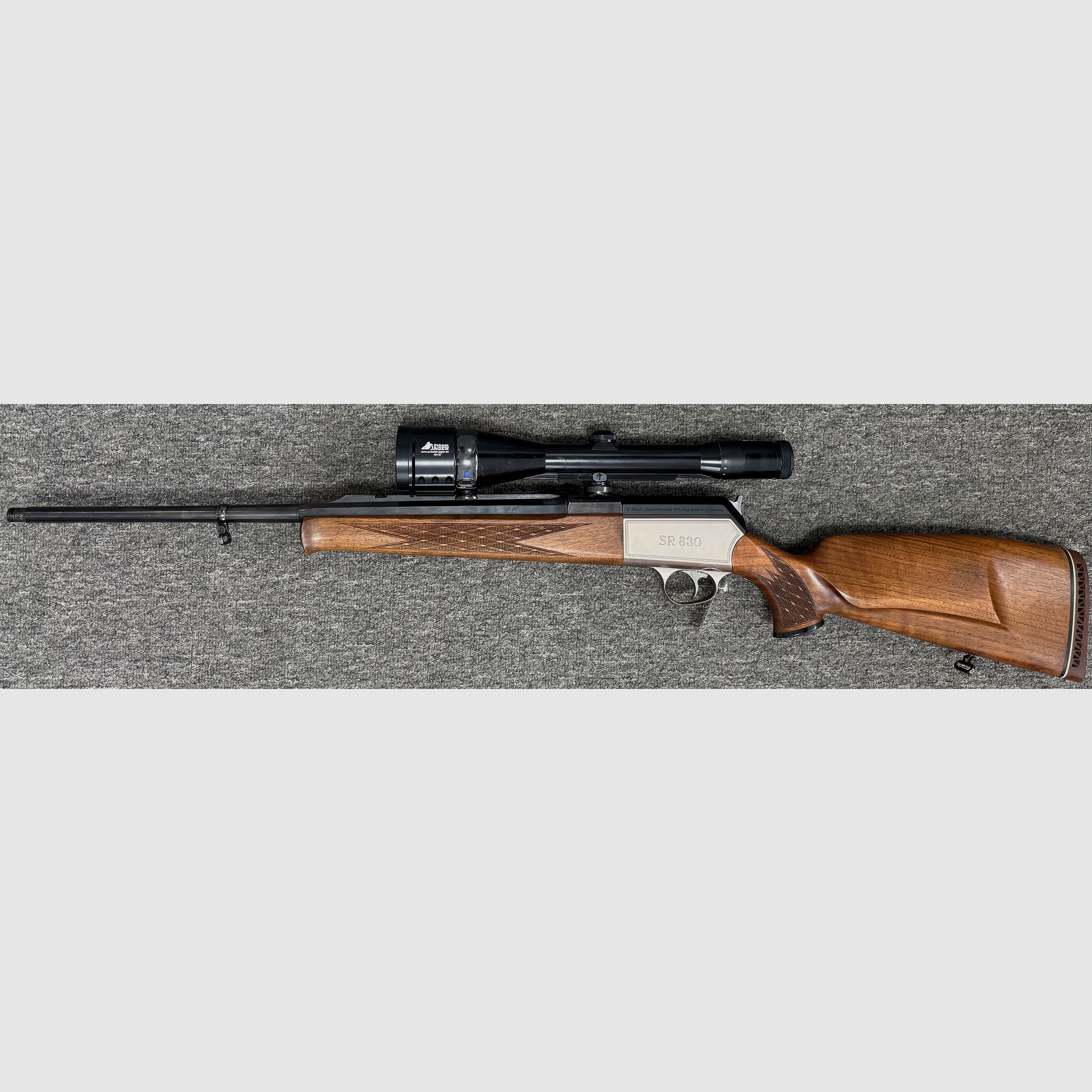 Blaser SR 830 .30-06 + M13x1 + suppressor 54cm + Zeiss Diavari-Z 2,5-10x52, imagen 8 de 8