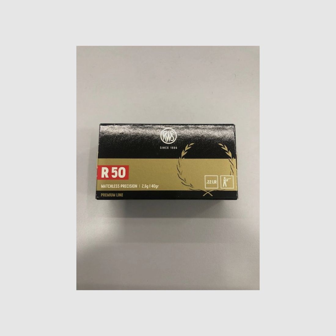 RWS CARTRIDGES 22LR R50 GR 40, image 1 of 2