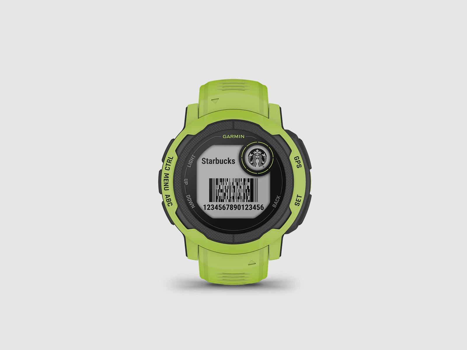 Garmin Instinct® 2 Lemon with silicone interchangeable strap 22 mm