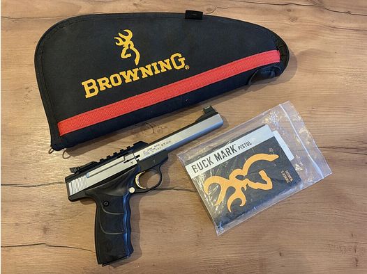 Browning Buck Mark Stainless UDX .22lr avec rail Picatinny
