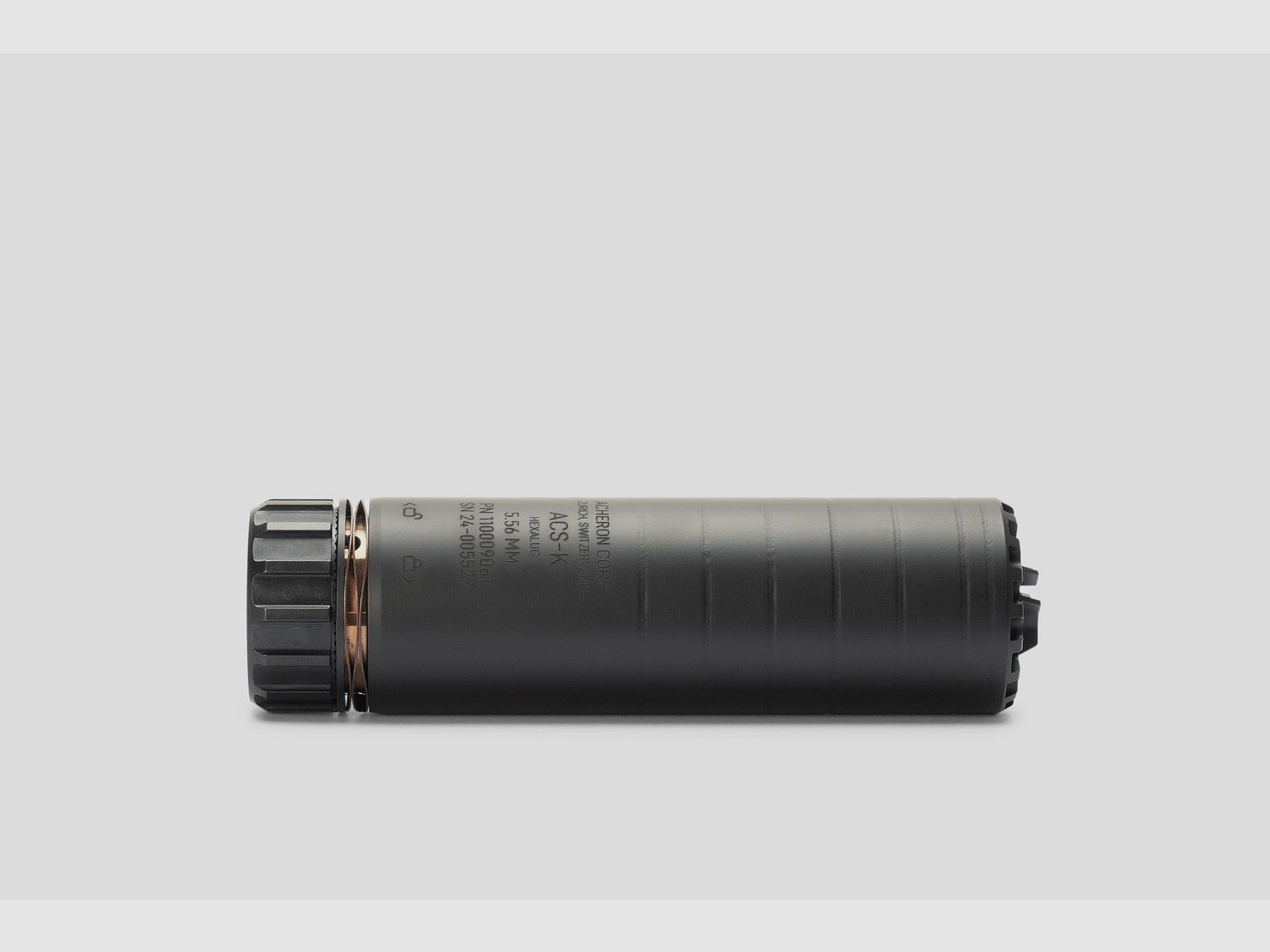 Acheron – Schalldämpfer / ACS-K / HexaLug / 5.56mm / Black, Bild 3 von 5