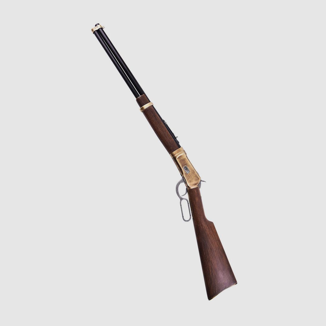 Winchester deko Karabiner 1892 mit Messingbeschlägen