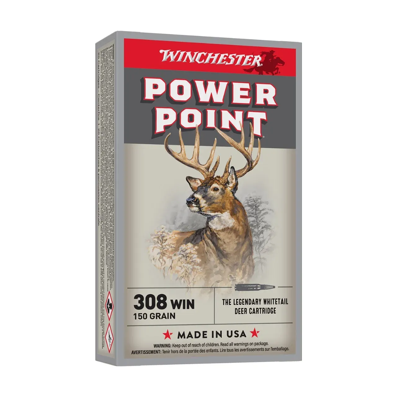 Winchester .308 Win Power Point 9,7g 150gr 20 pcs