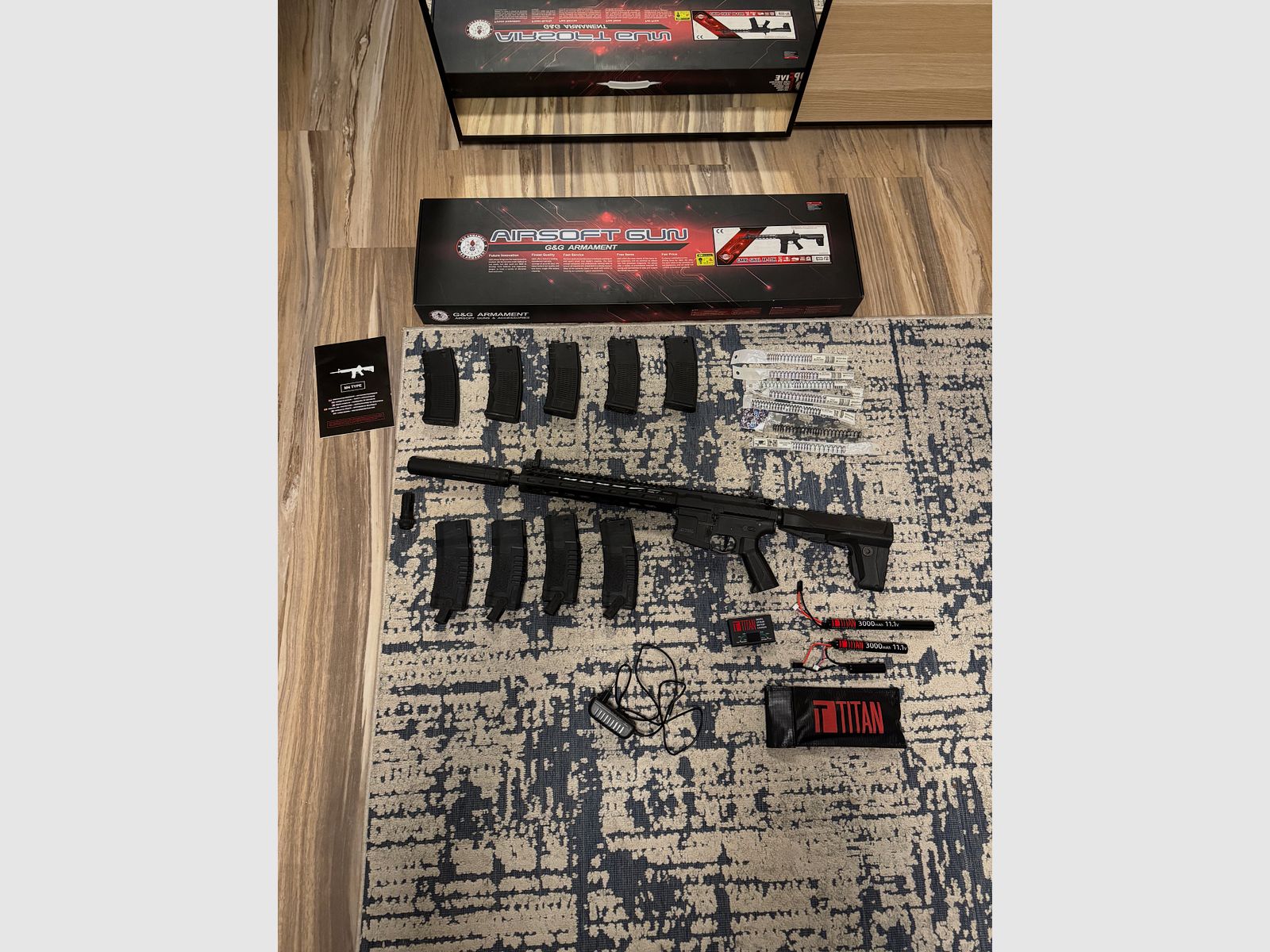G&G CM16 SRXL M-Lok S-AEG Set