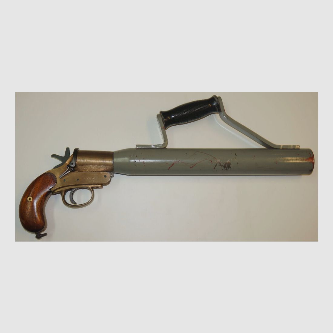 Schermuly Limited Rettungsleinenpistole, Schermuly Pistol Rocket Apparatus (SPRA), mit Trage- bzw. Haltegriff