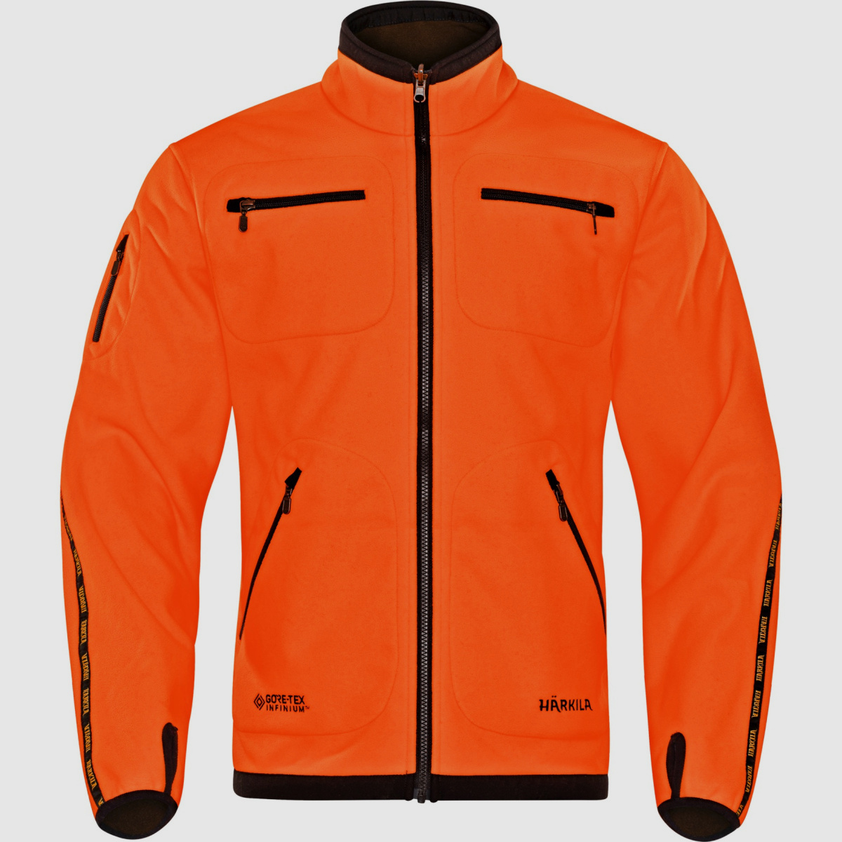 HÄRKILA Kamko Fleecejacke Hunting Green/ Orange Blaze