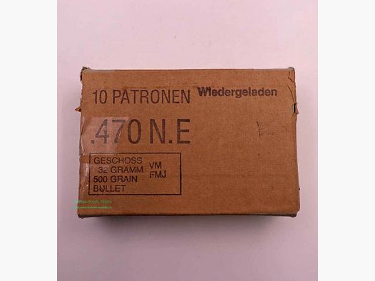 Wolfgang Romey Belgien Büchsenpatronen
