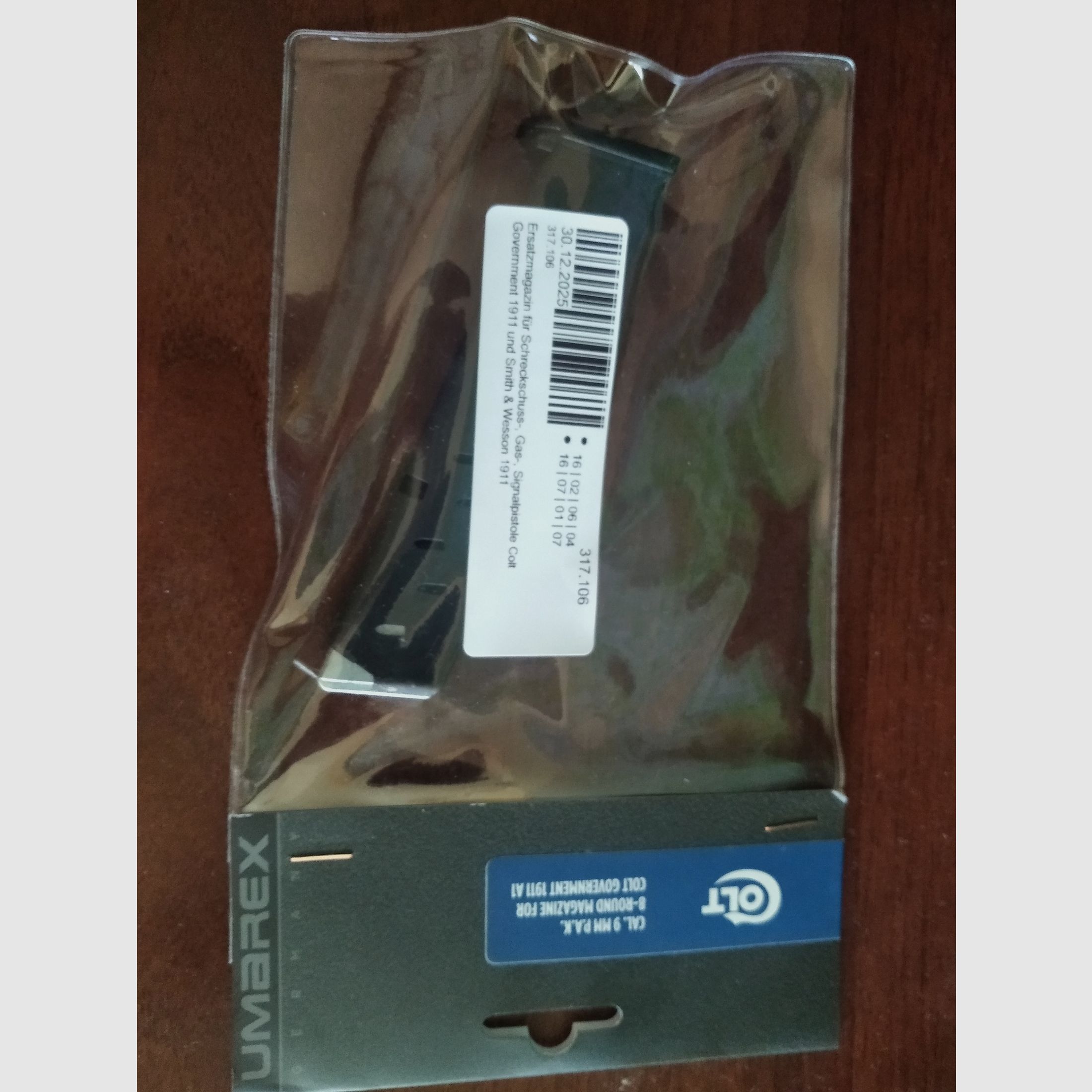 Umarex 9mm pak Colt Government 1911 magazine