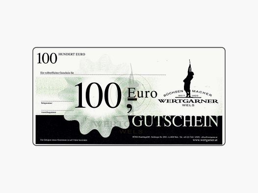 Gutschein Karte 100€