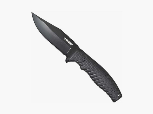 Haller kompaktes Outdoormesser schwarz beschichtete 440 Klinge