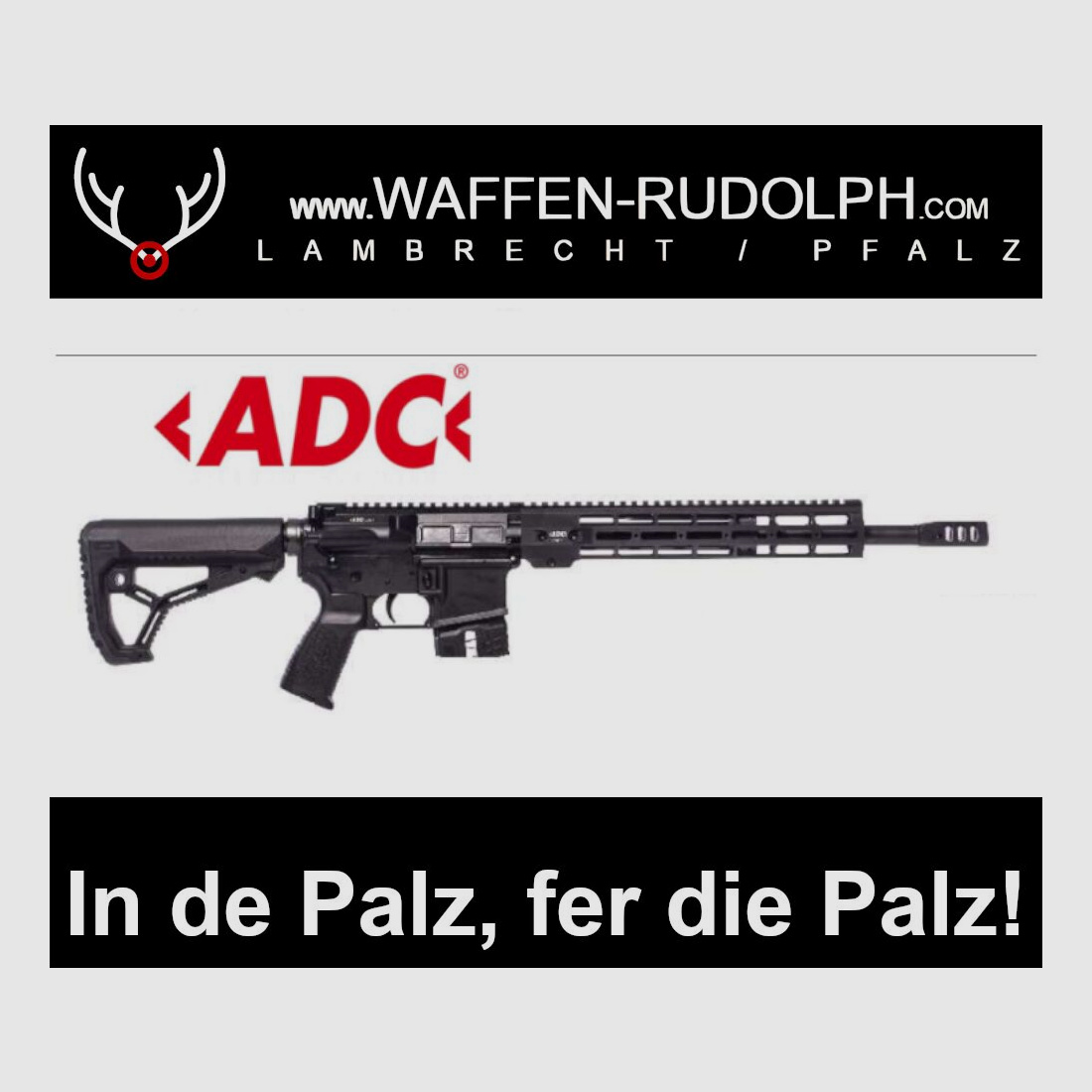 Rifle semiautomática ADC AR15, fabricada en Italia, 223Rem, 16"LL Diviértete, por poco dinero