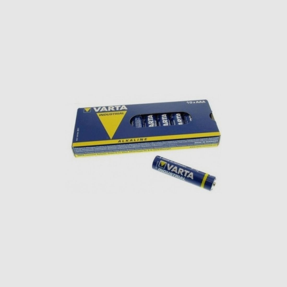 Varta Industrial 4006 Batterien AAA LR03 1,5V Micro 10er Pack