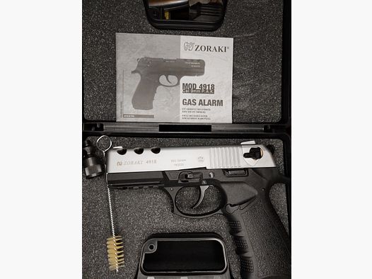 Zoraki 4918 pistola a gas cal. 9mm P.A.K. (PTB 1110) Titan - nuova!