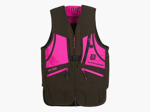 Weste – Damen – Univers – Jagd Merano Mikrofaser U-TEX Grün/Pink