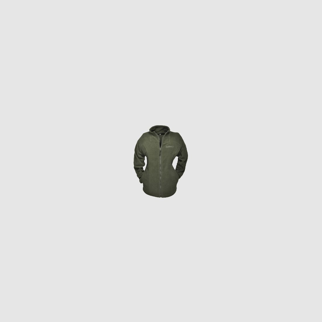 Women's fleece jacket simple - olive, 2XL