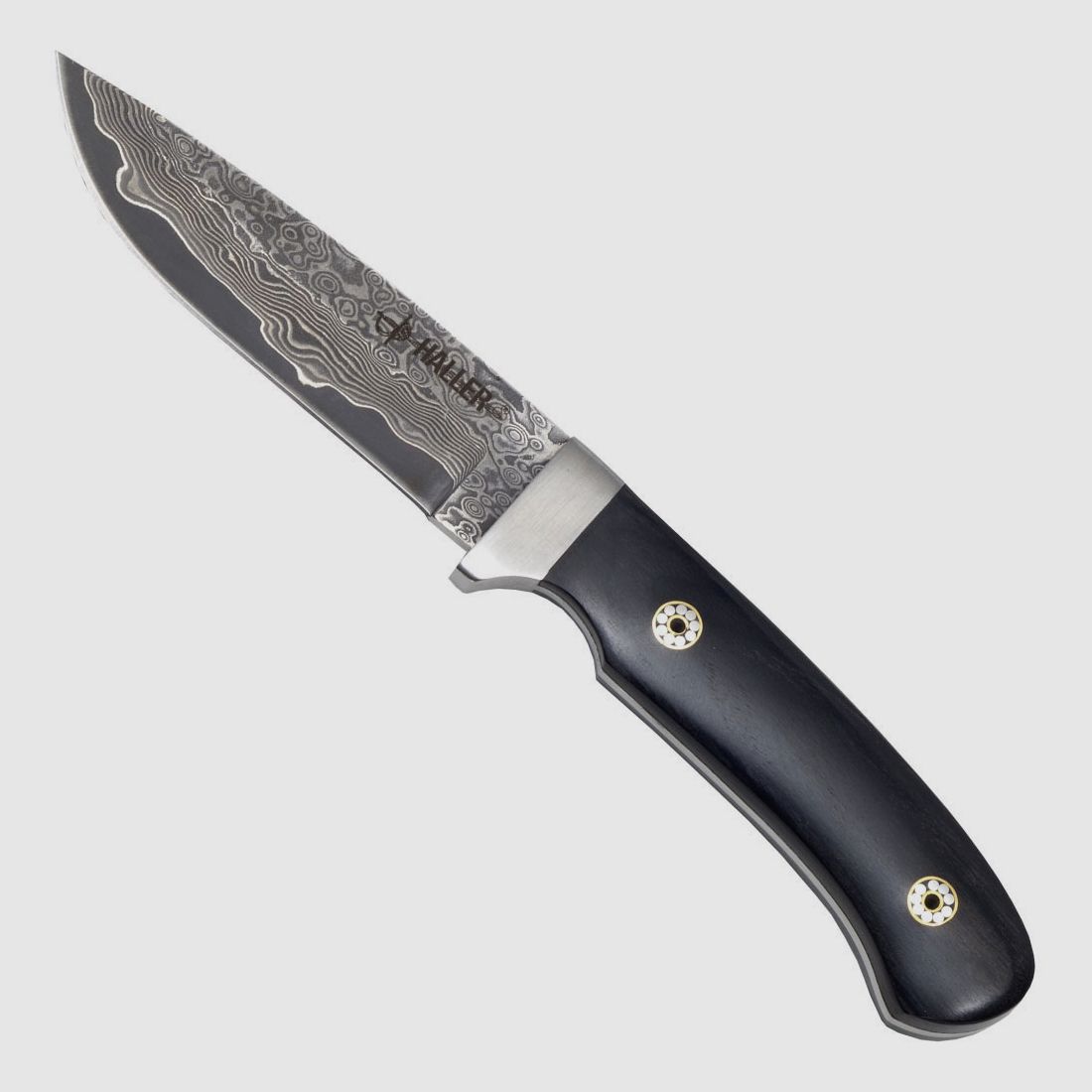 Damascus pocket knife