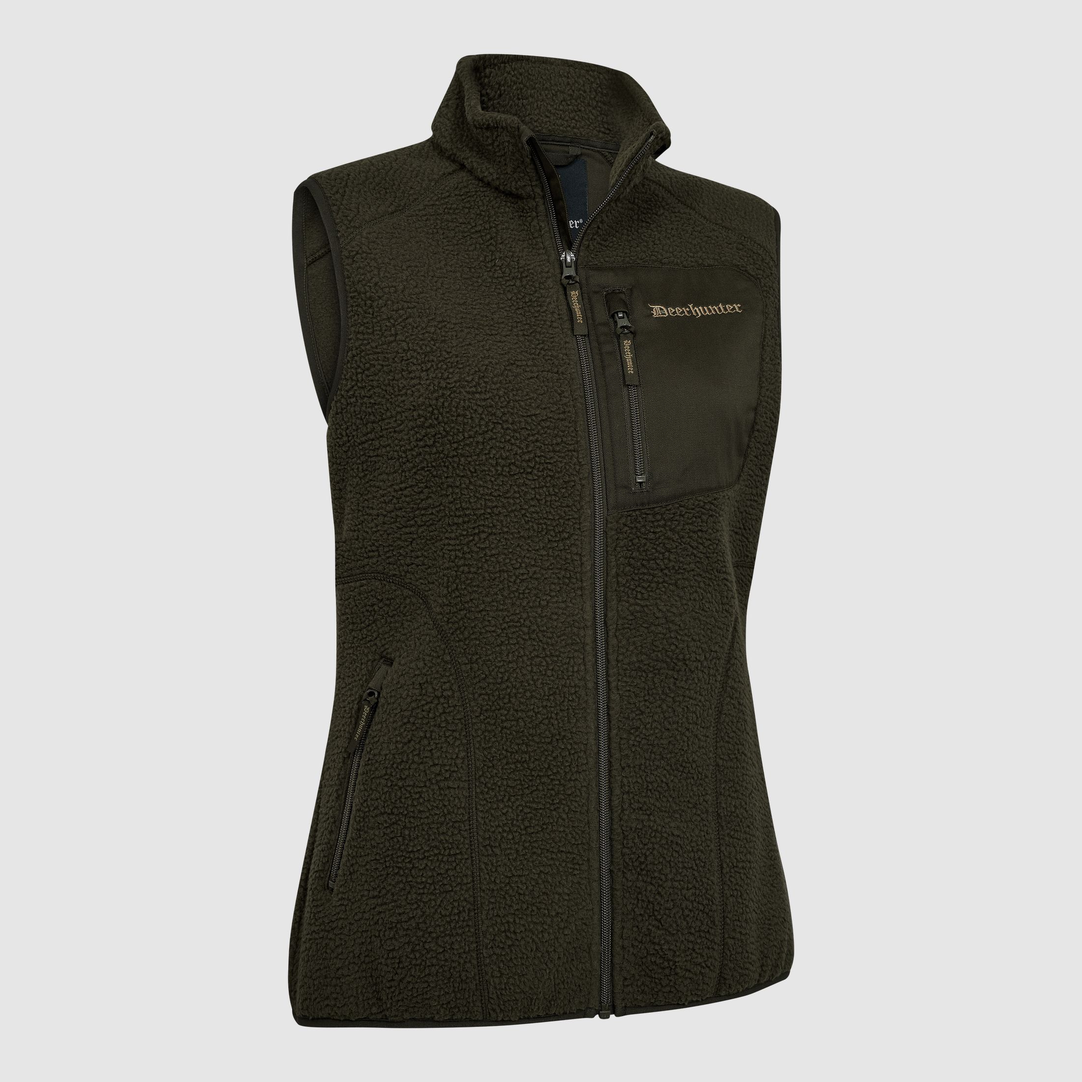 Lady Atlas Fleece Weste - Forest Green – Kleidergröße Damen: 40