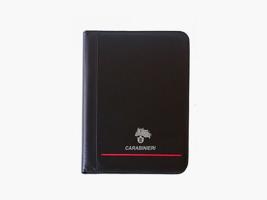 Teczka z syntetycznej skóry z zamkiem Carabinieri