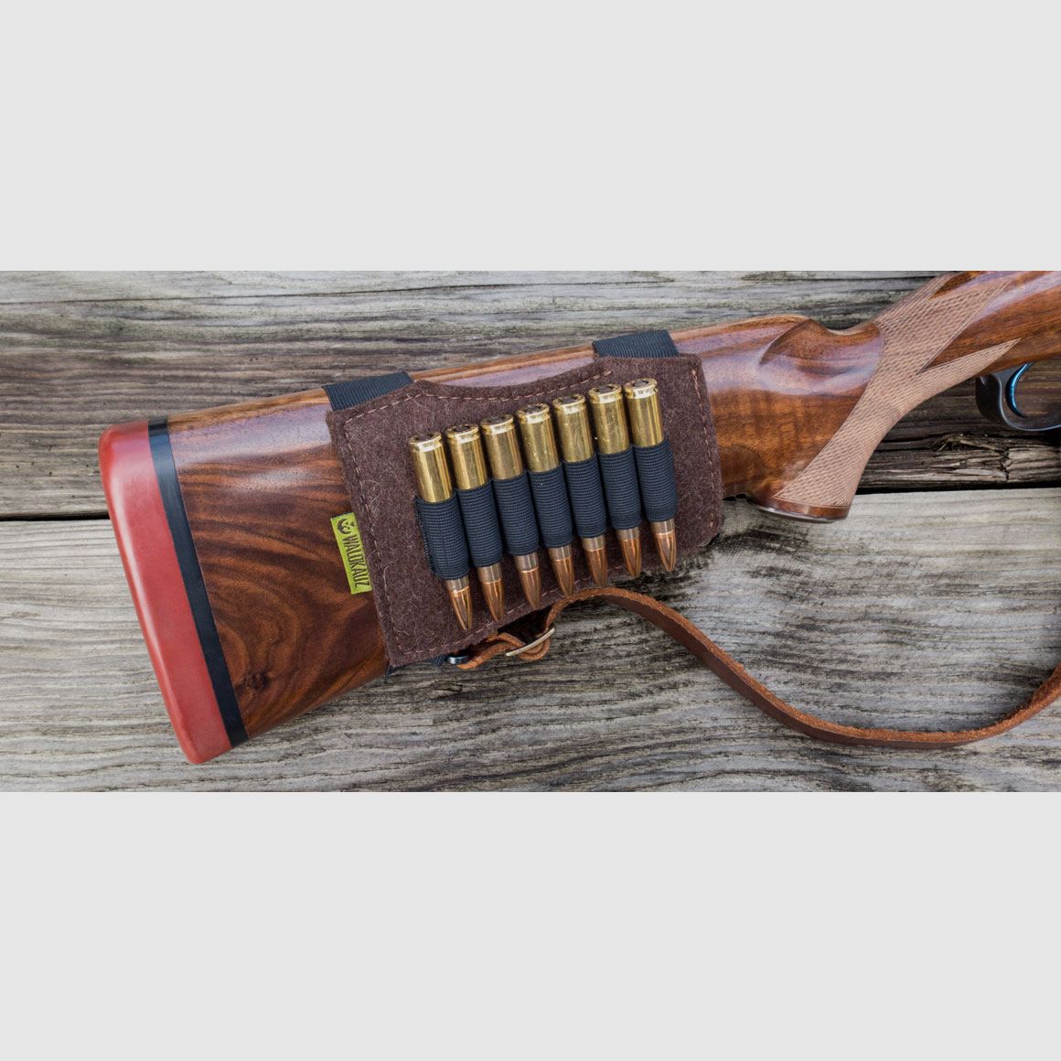 Oehoe geweer kolf patroonhouder geweer