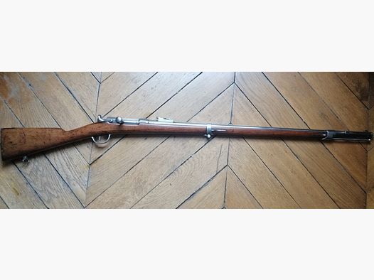 Raro e bello fucile Chassepot 1866 1° tipo – monomatricola – 1° Zouave – Eccellente stato