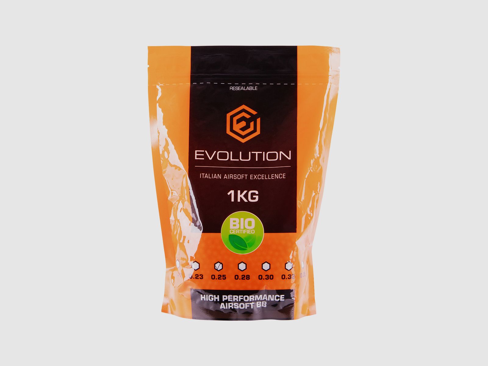 Evolution High Performance Airsoft BIO BBs 6mm 0,25g 4.000 Stück