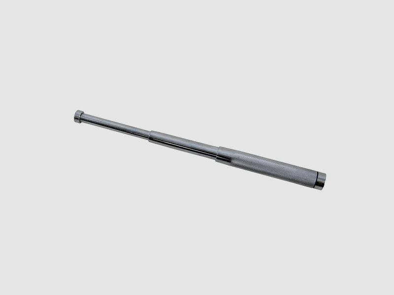 Mini Teleskop Schlagstock 13/30,5cm (12 Zoll) - Silber - auch als Kubotan verwendbar