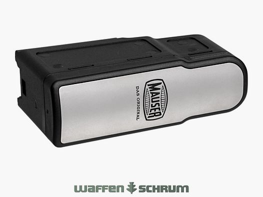 Mauser Magazin M12/M18 - 4 Schuss - Stahlboden mit Logo
