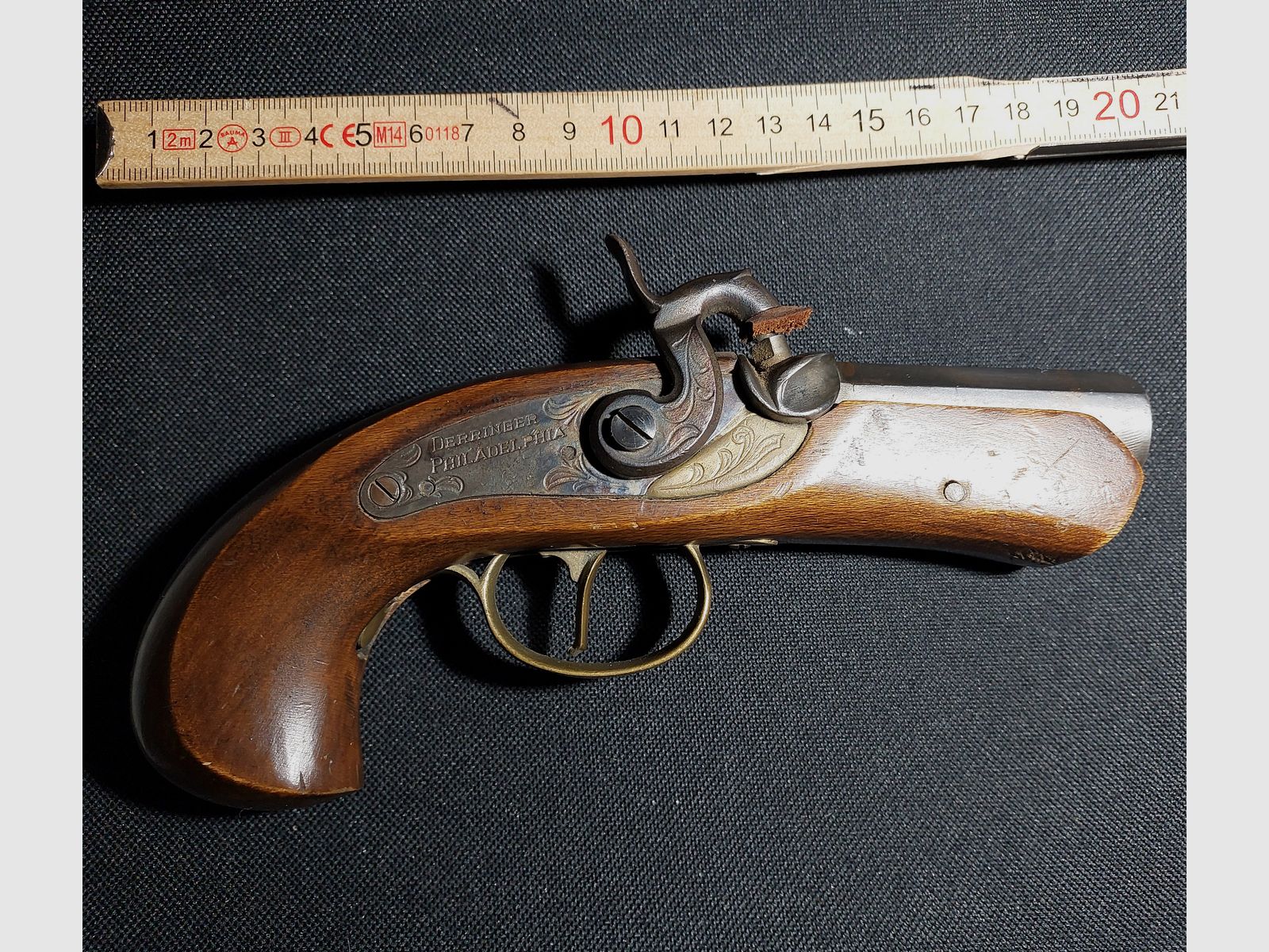 Pistolet kapiszonowy Dikar „Philadelphia Derringer”, Hiszpania XX w., kal. .45 BP