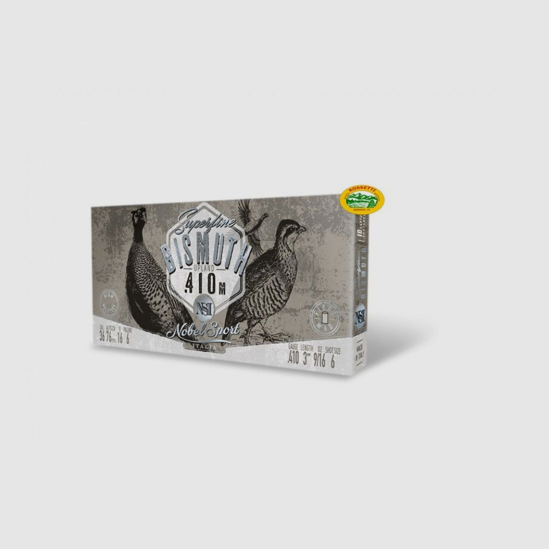 NOBEL Patronen Feines Bismut Upland Kal.410 gr.16 p.6 bleifrei