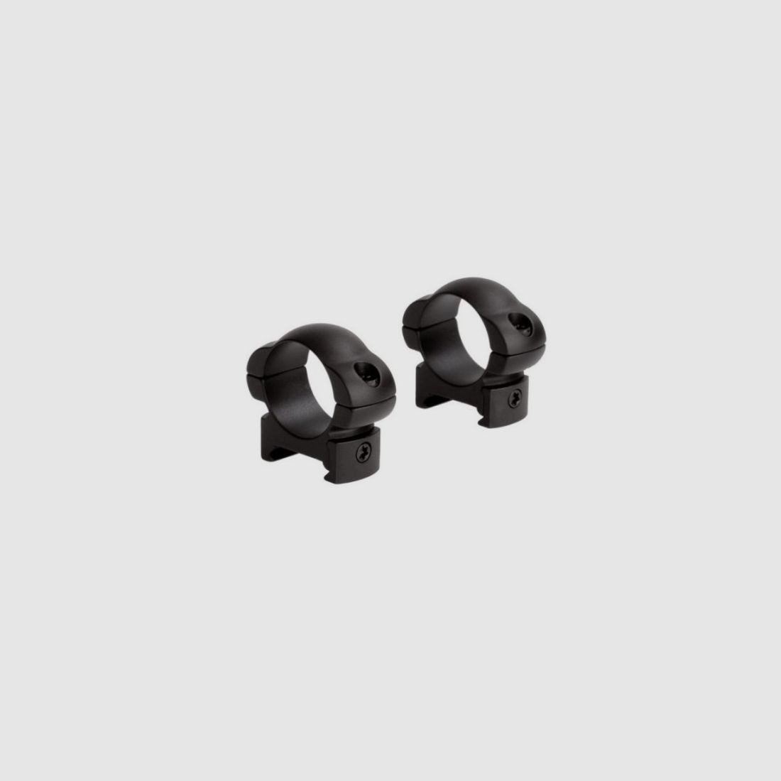 Rings 1" low steel black