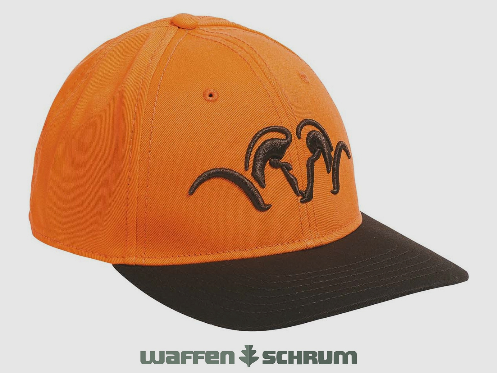 Cappello Blaser Kappe Striker arancione acceso / Marrone scuro