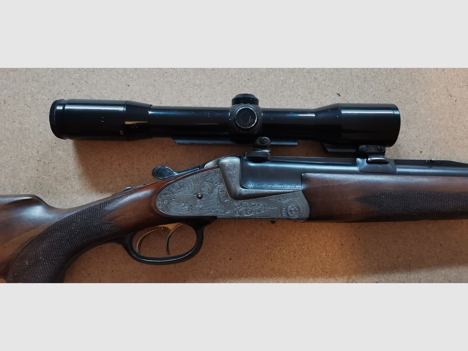 Fusil à deux coups Winkler Ferlach 5,6 x 50 R Mag., 16/70